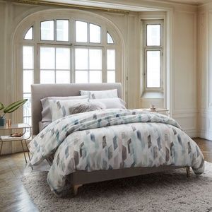 West Elm Bedding - West Elm Organic Sateen Crystal Geo Duvet Cover West Elm Bedding - West Elm Organic Sateen Crystal Geo Duvet Cover